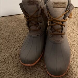 Sperry Gray Duck Boots